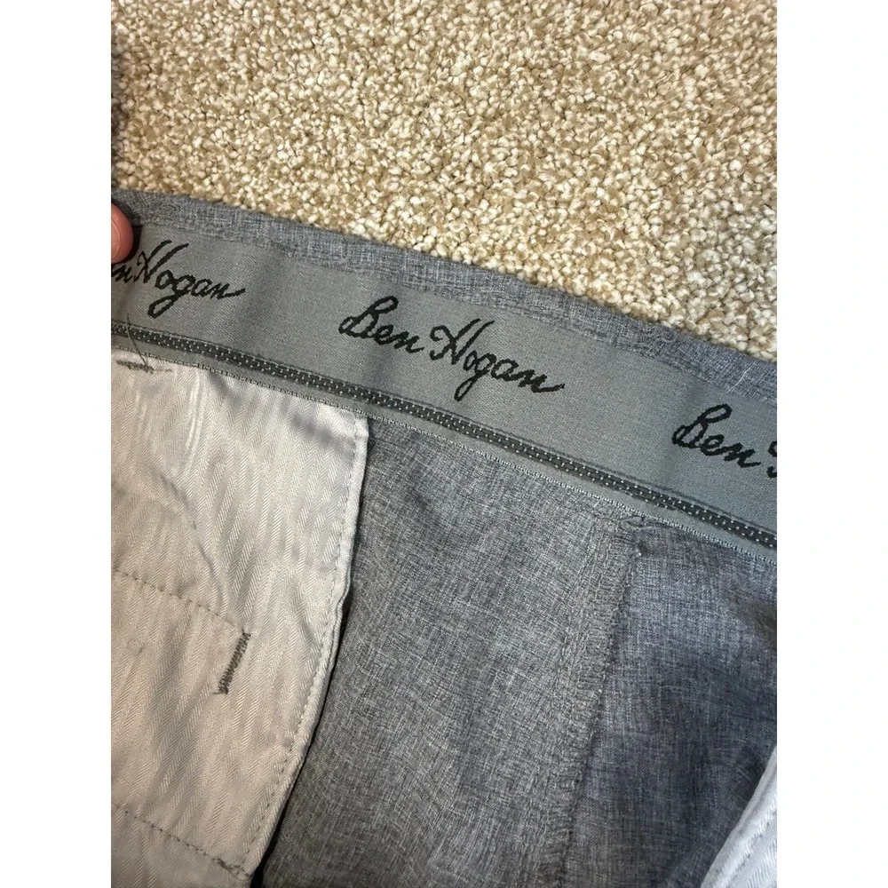 Ben Hogan Mens Performance Golf Shorts Gray Heathered Stretch 40 Activewear Club